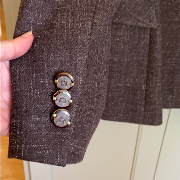 Escada Textured Button Up Blazer - Picture 8 of 8